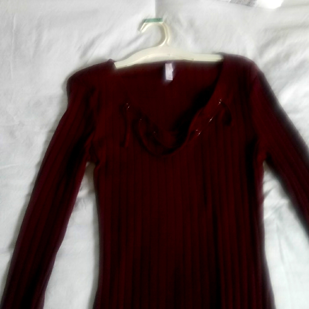 Burgundy Dress